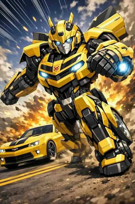 Bumblebee: From Volkswagen Beetle to Chevrolet Camaro in Transformers