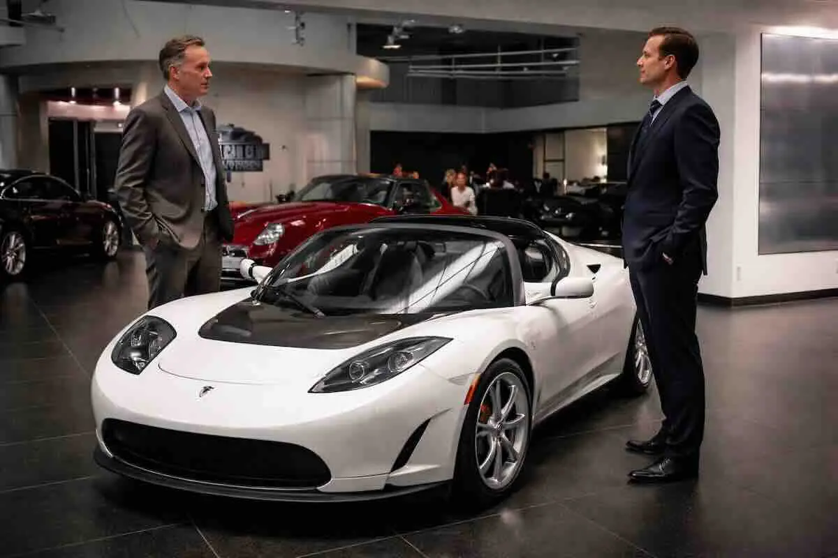 he First Time I Noticed a Tesla Electric Car