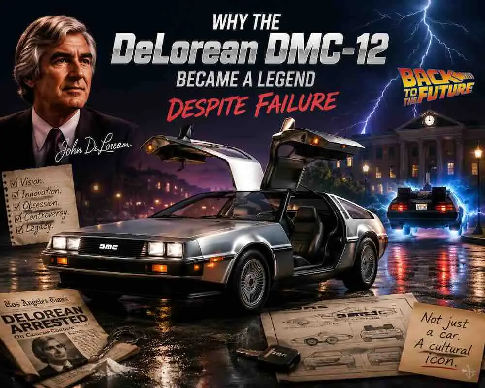 Why the DeLorean DMC-12 Became a Legendary Icon Despite Failure