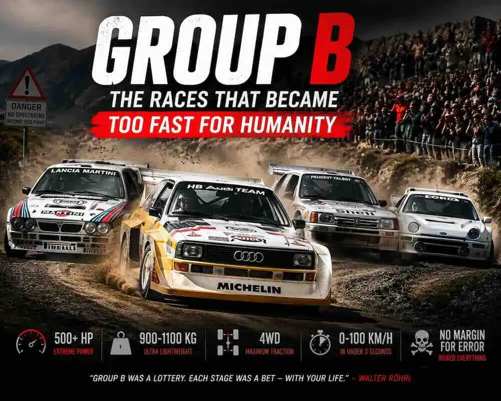 Group B Racing: The Speed That Overpowered Humanity