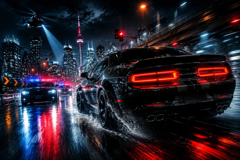 On the Edge of Law: Escape Cars Built to Vanish Fast