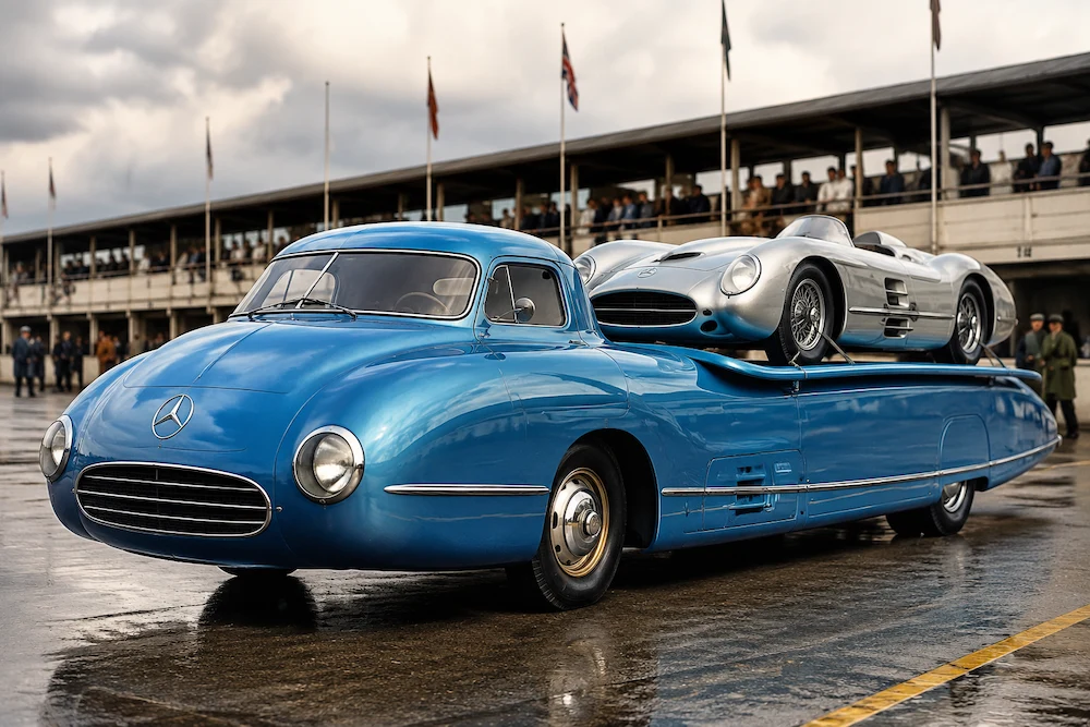 Mercedes-Benz Renntransporter: The Blue Wonder Legend